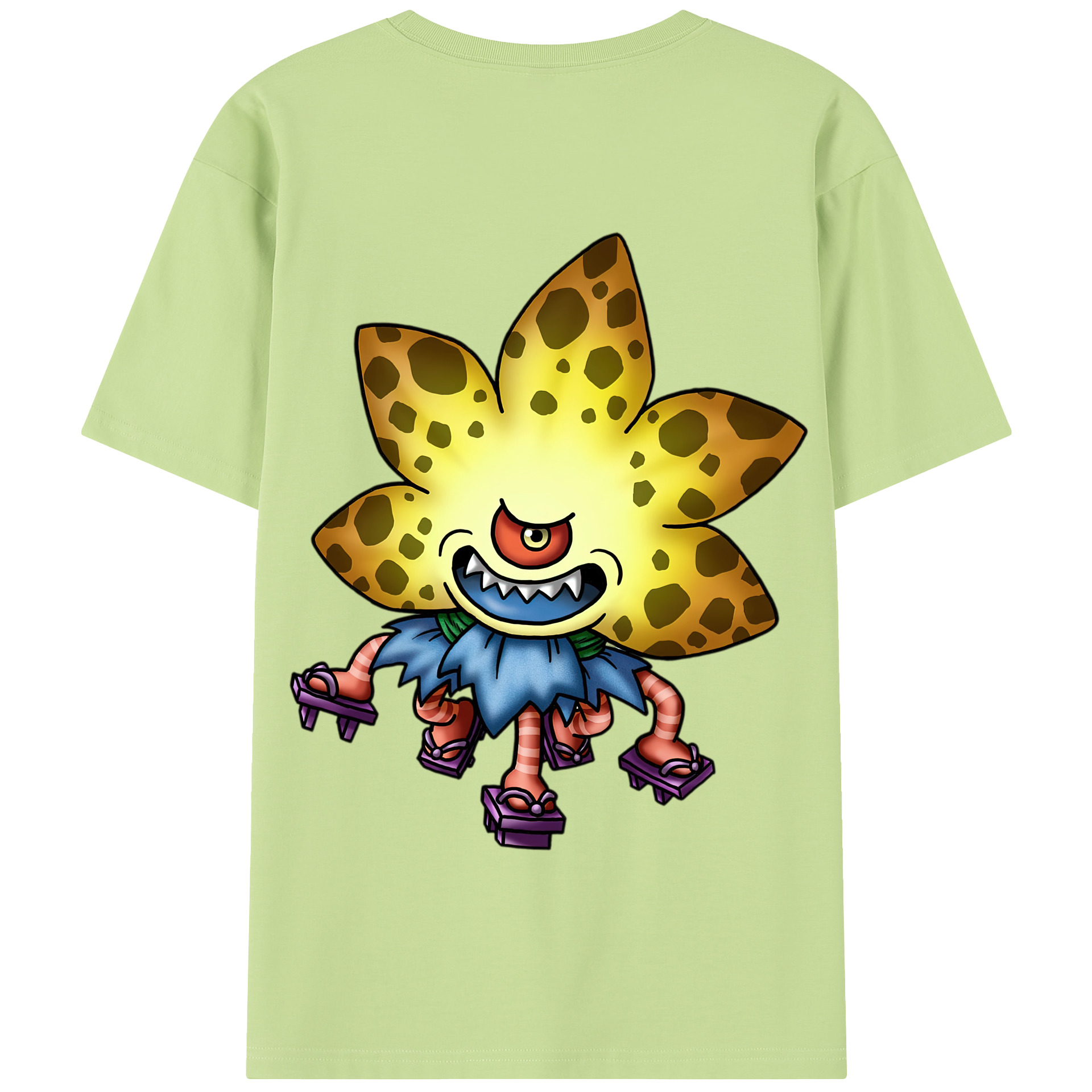 （画像用） ドラゴンクエスト Doragon Kuesuto Dragon Quest 綿100％半袖Tシャツ（背面プリント）